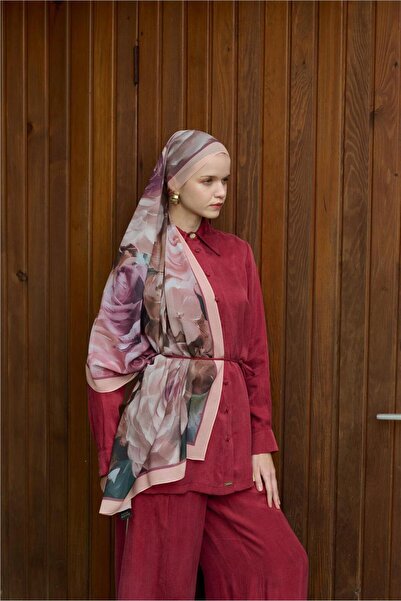 İpekhan Winter Bloom Collection Qupra Shawl 30002-10078