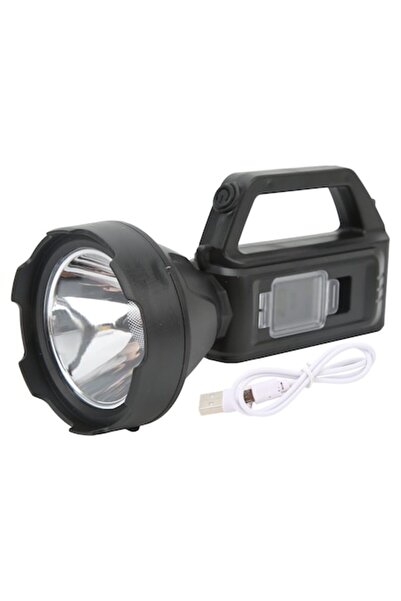 OEM Portable flashlight, 2 light sources, mini USB charging, powerbank