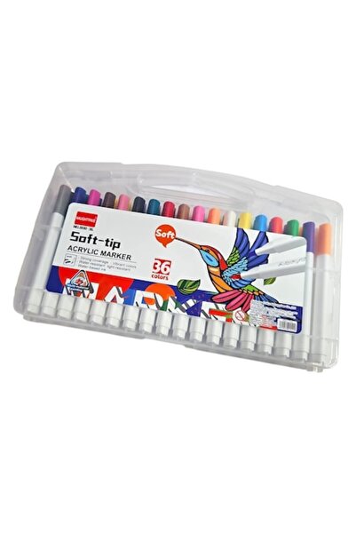 OEM Set of 36 acrylic markers, fine tip, waterproof, multicolor