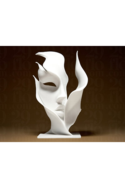 Matris Soyut Kadın Yüz Büst Heykel Biblo Dekoratif Obje 12 Cm 3D BASKI PLA PLASTİK