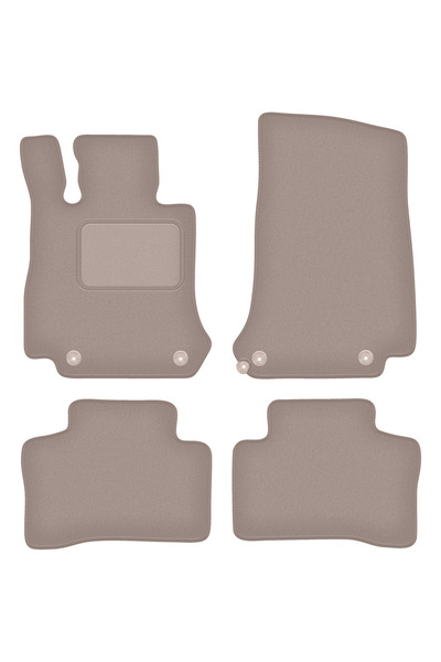 Other Covorașe bej velur pentru: Mercedes EQC N293 SUV (2019-)