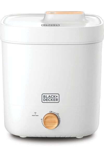 Generic BLACK+DECKER Humidifier 4L 110W for up to 40 m², Cool/Warm Mist, HM4125