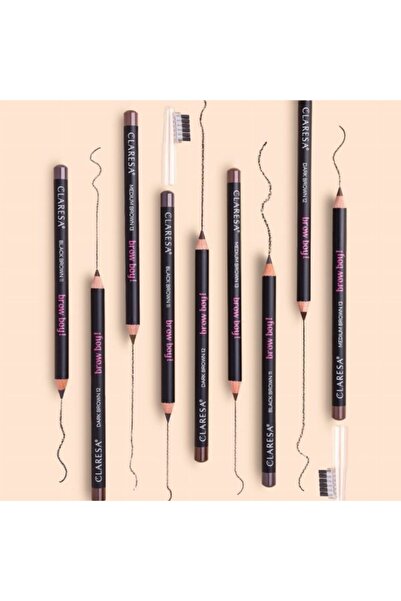 Claresa Eyebrow pencil Brow Boy! no.11, Black-Brown