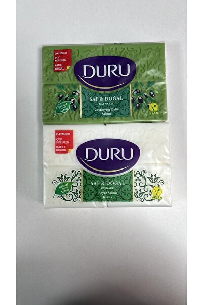 Duru Pure and Natural Olive Oil Extract - Classic Soap Pack 2X600 Gr