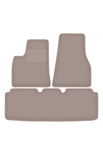 Other Covorașe bej din catifea pentru: Tesla Model S II sedan (2016-)