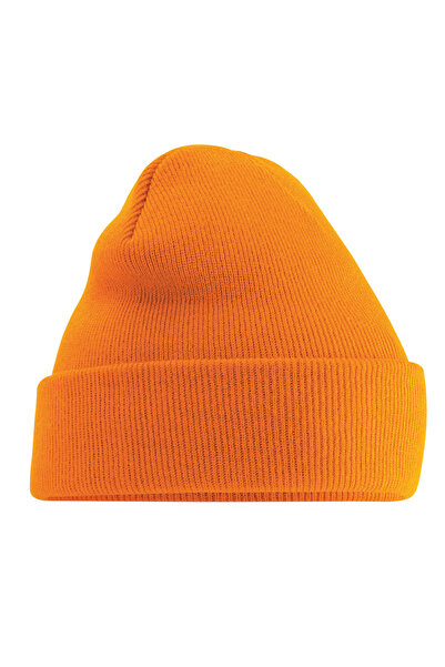 RONIC X Basic Knitted Beanie, unisex, orange, universal size