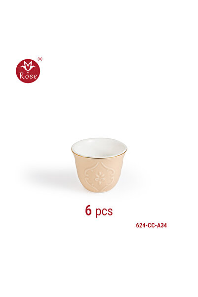 Rose 20-piece tea and coffee serving set with a distinctive classic rose pattern