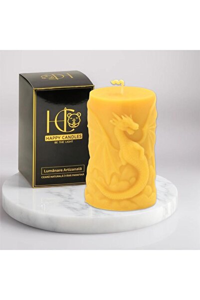 Happy Candles Lumanare din ceara de albine, Dragonul de Foc, Halloween