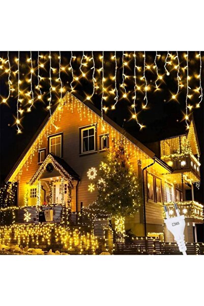 SIKS Tip instalație de Crăciun: Fâlfâie/Frangipani, 25 m, 480 LED-uri, Interconectabile, Alb cald