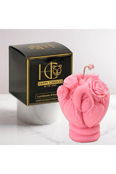 Happy Candles Lumanare parfumata din ceara de soia, Inima Steampunk Model 3, Berry Bewitchy Brew, Halloween