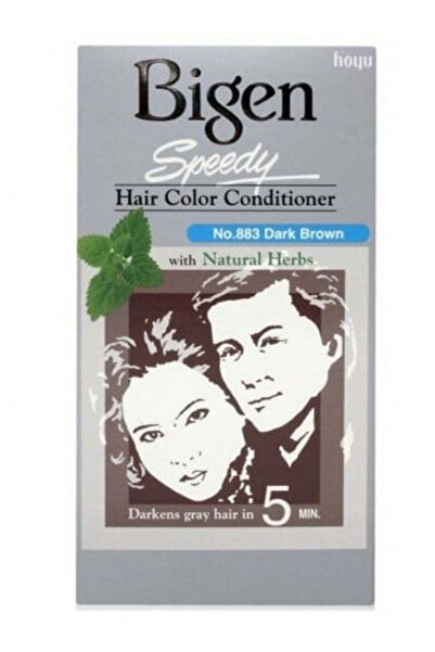 BİGEN Quick and Smoothing Hair Dye with Natural Herbs - Dark Brown 883