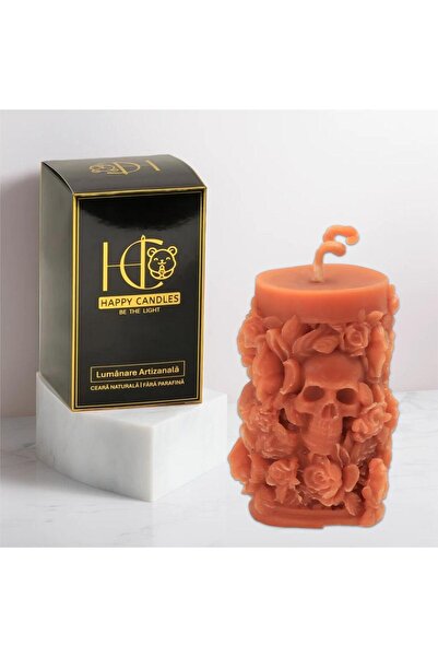 Happy Candles Beeswax Candles, Life & Death, Halloween