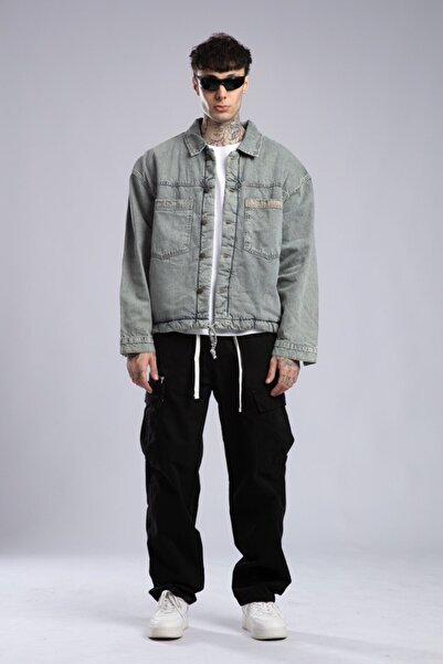 catchjeansro Fur lined denim jacket