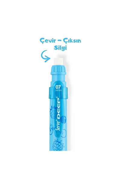 Serve Deep Versatile Pen 0.7 Neon Blue Blackberry