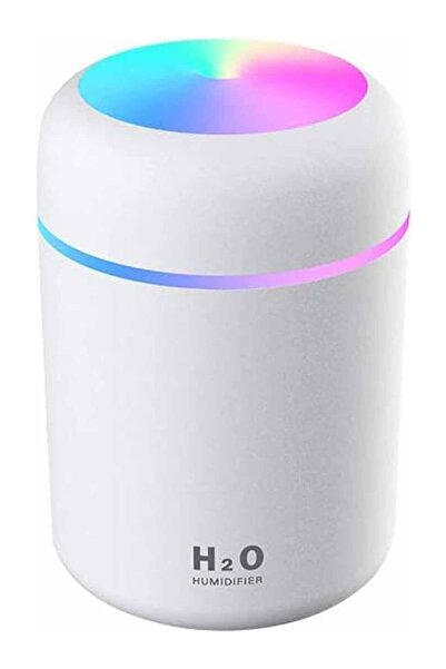 H-17 Renkli LED Işıklı Hava Nemlendirici - Sessiz ve Etkili Nemlendirme