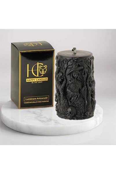 Happy Candles Beeswax Candle, Witch, Model 1, Halloween