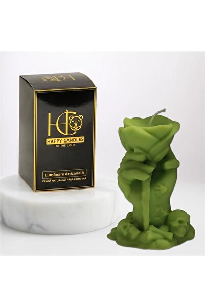 Happy Candles Lumanare parfumata din ceara de soia, Trandafirul Vrajitoarei, ...