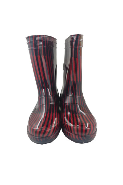 fafatara Unisex Keşan Patterned Waterproof Rain and Garden Boots – Lightweight Pvc Boots with Non-Slip Soles