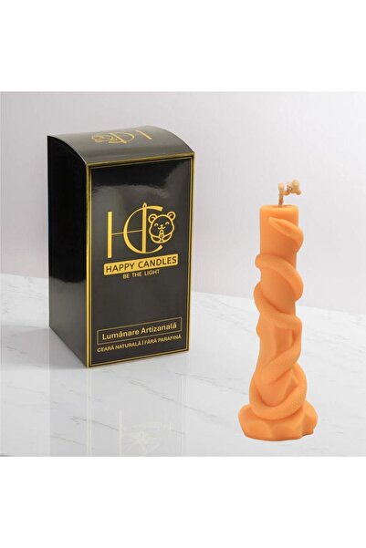 Happy Candles Scented soy wax candle, Viper's Whisper, Pumpkin Pie, Halloween