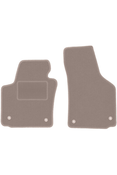 Wielganizator Covorașe auto față pentru: Seat Leon II hatchback (2005-2012) bej