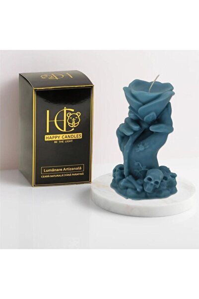 Happy Candles Lumanare parfumata din ceara de soia, Trandafirul Vrajitoarei, Liliac, Halloween