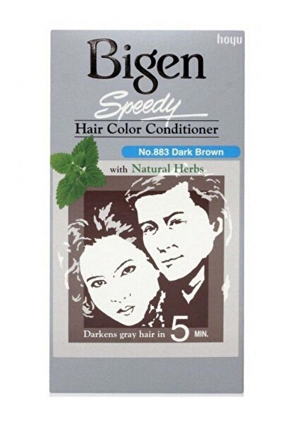BİGEN Quick and Smoothing Hair Dye with Natural Herbs - Dark Brown 883