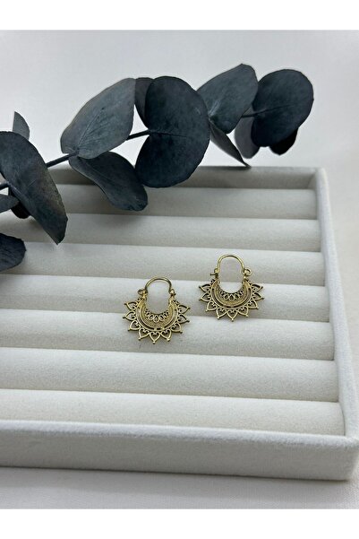 Tudivanyu Aksesuar Indian Ethnic Brass Design Stylish Women's Earrings