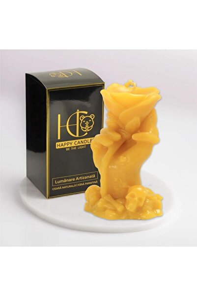 Happy Candles Lumanare din ceara de albine, Trandafirul Vrajitoarei, Halloween