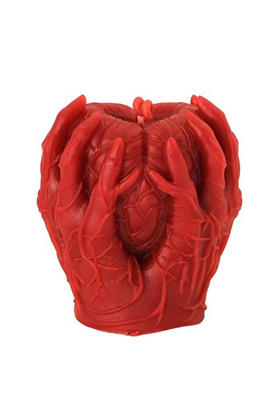 Happy Candles Beeswax Candle, Haunted Heart, Model 3, Halloween