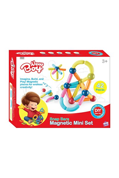 New Boy مجموعة صغيرة من أشرطة سناب المغناطيسية (42 قطعة)