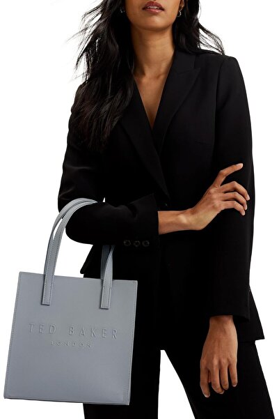 Ted Baker WXB-SEACON CROSSHATCH SMALL ICON BAG LT GREY 155929