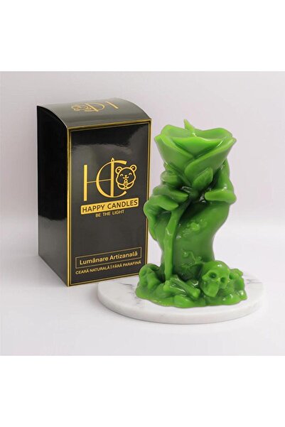 Happy Candles Beeswax Candle, Witch's Rose, Halloween