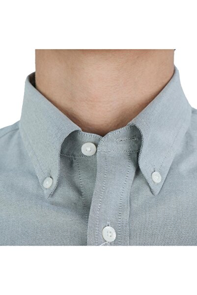 Giordano Men's Wrinkle-Free Cotton Oxford Long Sleeve Shirt