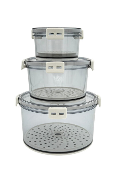 B&D ROUND FRIDGE CONTAINER SET