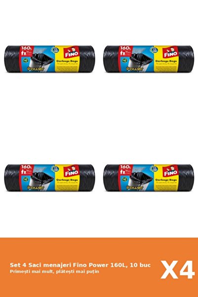 Fino Set 4 Saci menajeri Power 160L, 10 buc