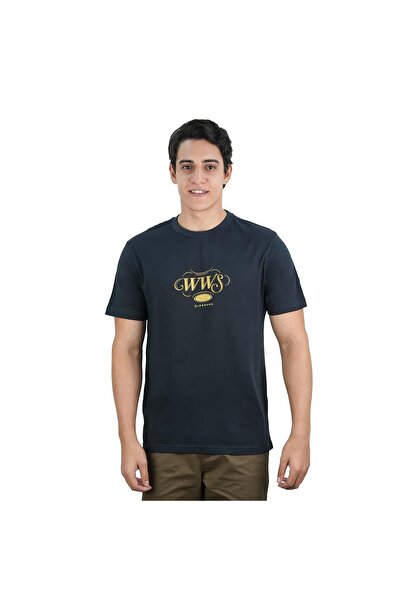 Giordano Men's Slim Fit Cotton Jersey Crew Neck Print Tee | WWS Graphic