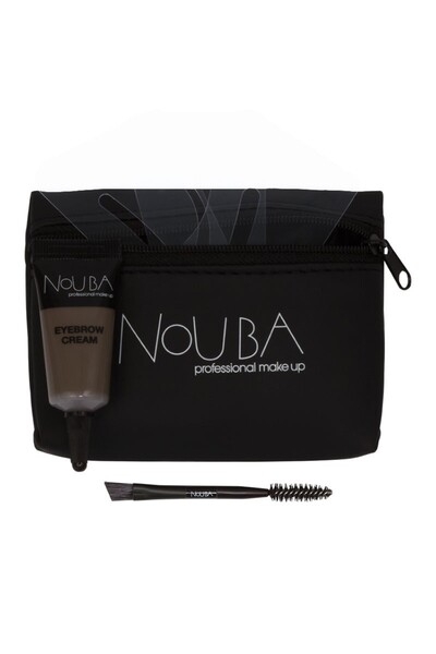 Nouba Set 20 Nouba: Pensulă pentru sprâncene Nouba + Gel pentru sprâncene Nou...