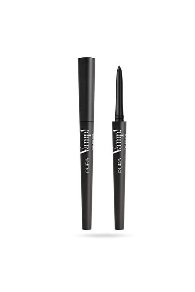 Pupa Vamp!, Paraben-Free, Waterproof, Kohl Kajal Eyeliner, 100, Iconic Black, 0.35 g