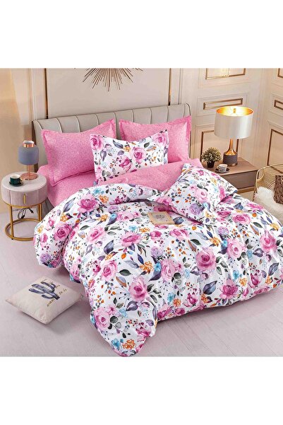 OEM Double Bed Linen, Fitted Sheet, Finet Fabric, 6 Pieces