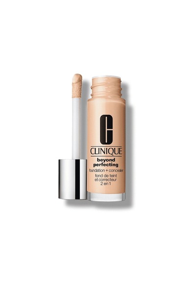 Clinique Beyond Perfecting, Paraben-free, Matte finish, 2-in-1 liquid foundation and concealer, ...