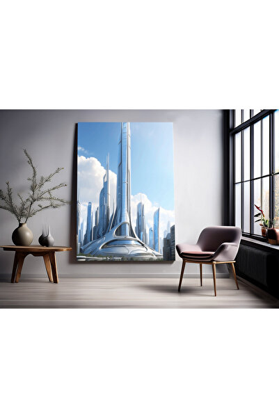 GGMag Tablouri Tablou Floare abstract albastra dimensiuni de la 20x30 cm la 70x100 cm