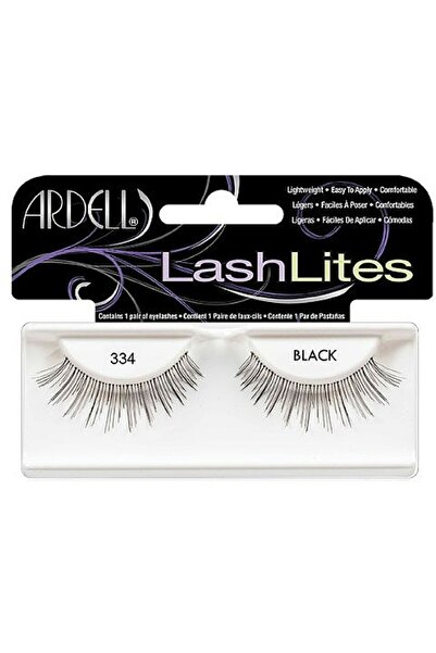 Ardell , Lashlites, False Eyelashes, 334, Black