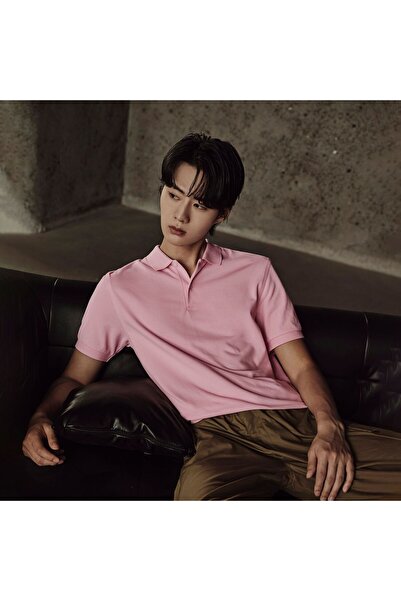 Giordano قميص بولو رجالي: قطن بيكيه، بأكمام قصيرة | مجموعة كوريا