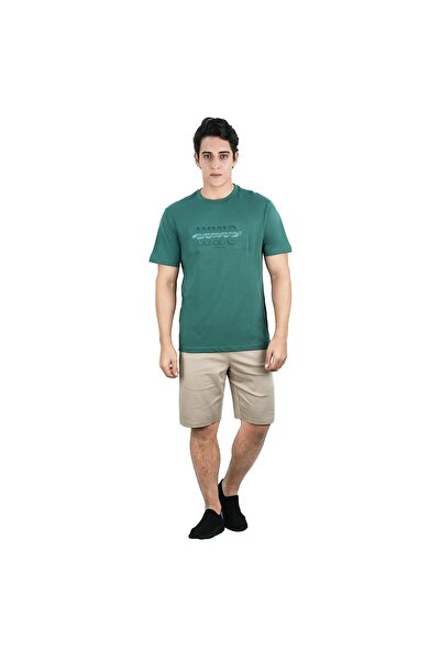 Giordano Men's Slim Fit Cotton Jersey Crew Neck Print Tee | WWS Graphic