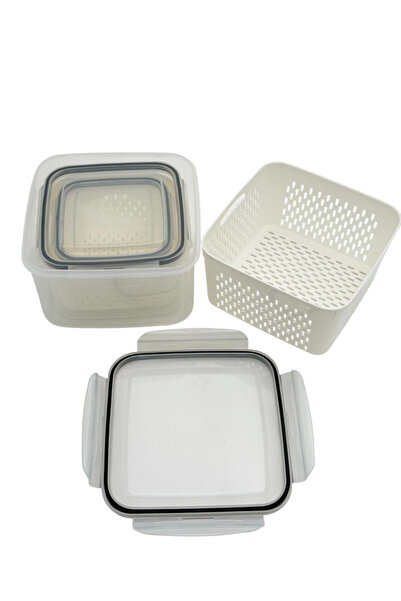 B&D SQUARE FOOD CONTAINER SET3PCS