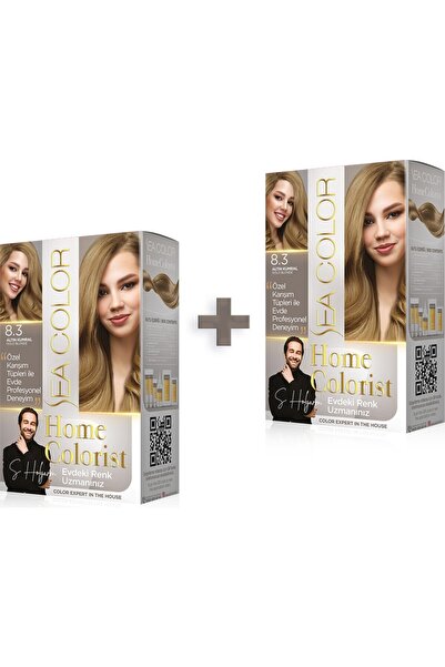 Sea Color 2'li Home Colorist Set Boya 8.3 Altın Kumral