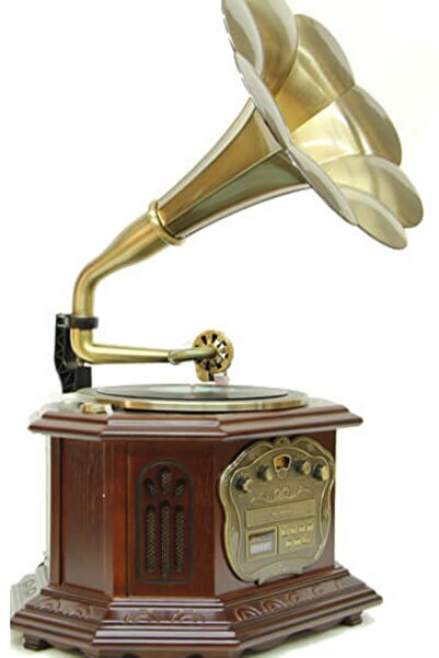 Dünyadan Hediyeler Gramofon Elektronik Plak Çalar Cd Player Radyo Kasetçalar Usb C0099