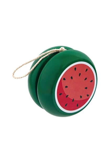 Bibilel Jucărie educativă din lemn Yo-Yo, model pepene verde, JMB-BBL4233