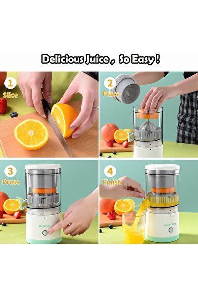 Hope citrus juicer, electric fruit juicer, USB juicer, orange squeezer, lemon lime grapefruit