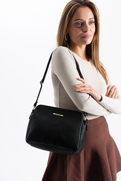 H&D COLLECTİON Жіноча сумка з штучної шкіри з регульованими хрестоподібними р...